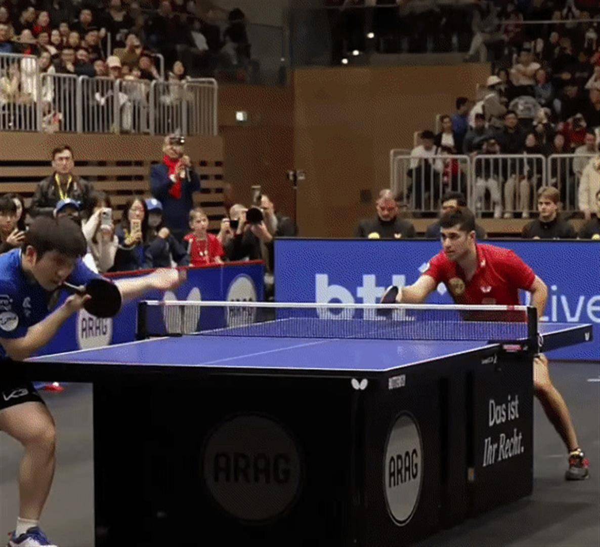 樊振东逆转取胜!德甲联赛最新战报:3-1击败美国贾哈,萨尔布吕肯暂时1-0领先